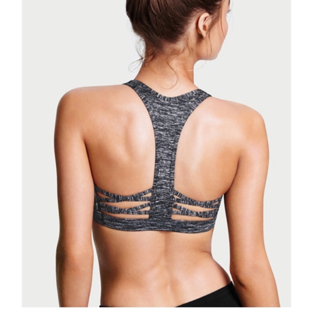 Victoria's Secret Sport Caged Racerback Strappy Sports Bra L